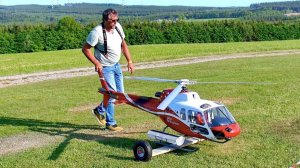 Потрясающий вертолёт "AS-350" На радиоуправлении