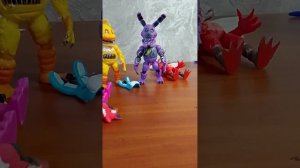 мои все фигурки по FNAF