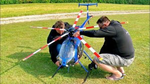 Потрясающий радиоуправляемый вертолёт "Hughes 500"