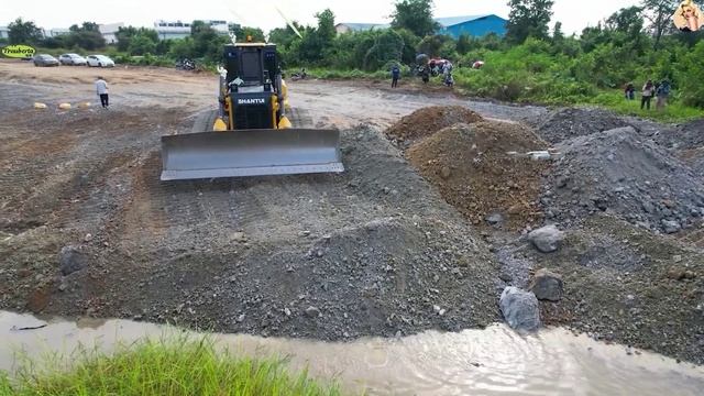Строительство. засыпка очередного участка, обзор смотреть онлайн