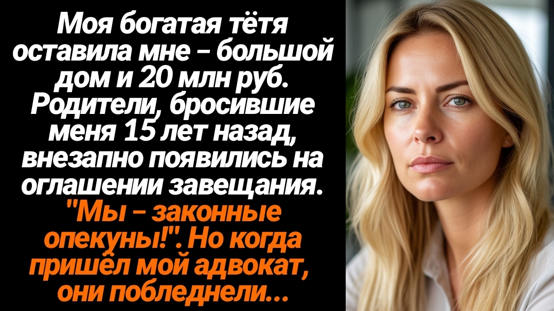 Жизненные Истории/Моя богатая тётя оставила мне – большой дом и 20 млн руб. Родители, бросившие меня смотреть онлайн