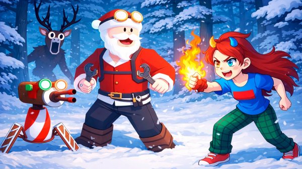 😱СПАСЛА МАСТЕРСКУЮ САНТЫ 99 НОЧЕЙ в ЛЕСУ 99 Nights in the Forest в Роблокс