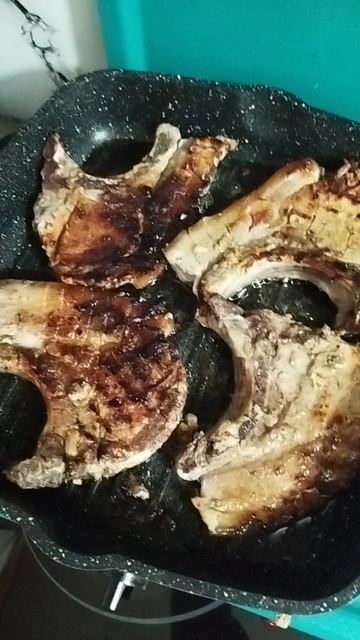 стейк из свинины 😋 смотреть онлайн