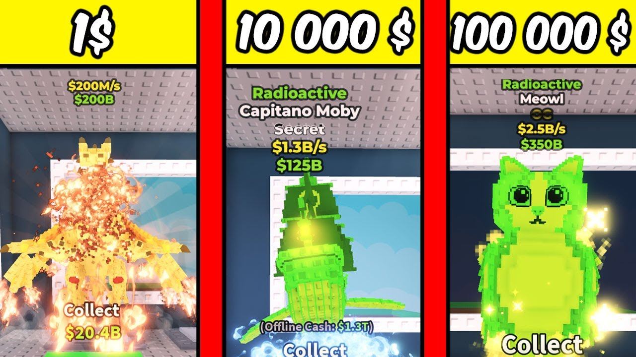 Я КУПИЛ ДОРОГИЕ АККАУНТЫ от $1 до $100 000 в Steal A Brainrot!