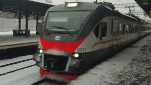 Электропоезд ЭП2Д-0031 на станции Новогиреево / Ближе к новому 2026 году!