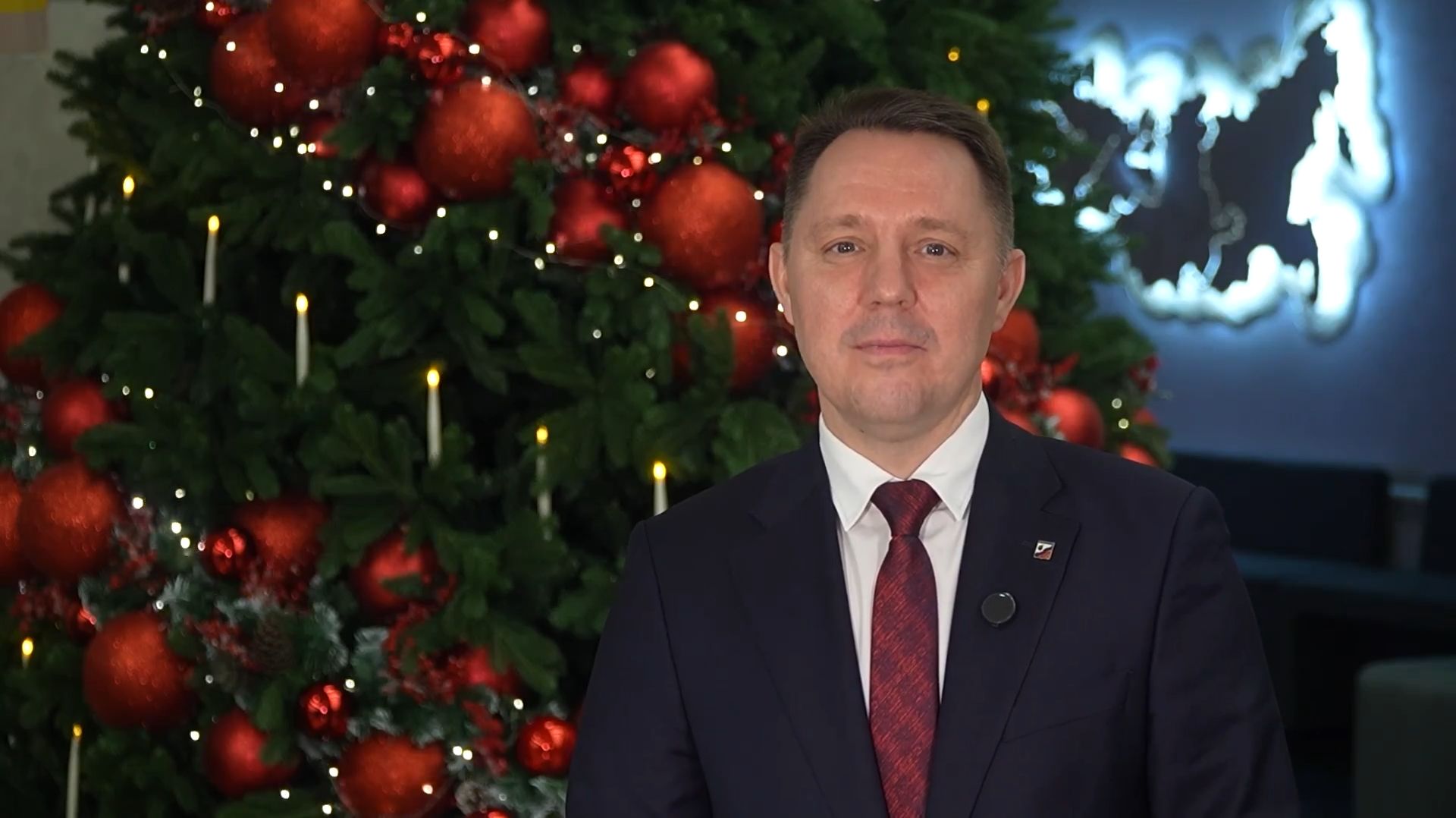 Новогоднее поздравление главы города Губкинского Андрея Бандурко смотреть онлайн