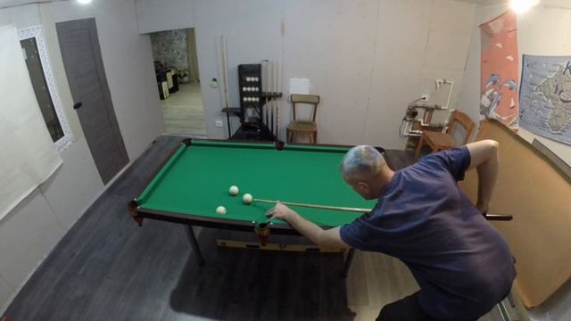 ТЕСТ камеры ГОпро 3+..Бильярд ДОМА . смотреть онлайн