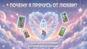 Почему я прячусь от любви? Скрытая программа, которая меня охраняет 💕 Таро сегодня 🧿 Чтение карт
