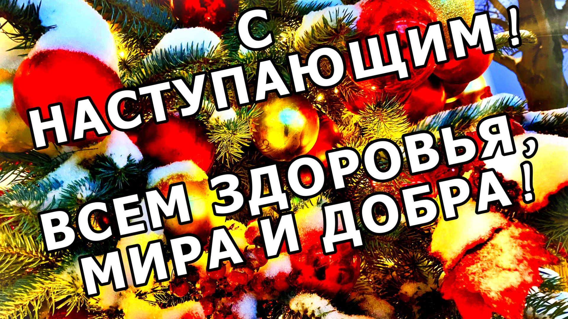 С НАСТУПАЮЩИМ 2026 ГОДОМ! ВСЕМ ЗДОРОВЬЯ, МИРА И ДОБРА! смотреть онлайн