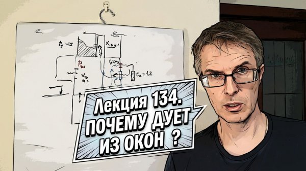 Лекция 134. Почему дует из окон если разбираться честно ?