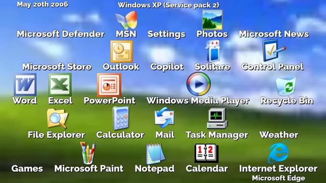 Windows Icon Evolution (1985-2026) смотреть онлайн