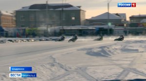 Полуфинальный этап личного чемпионата России по мотогонкам на льду