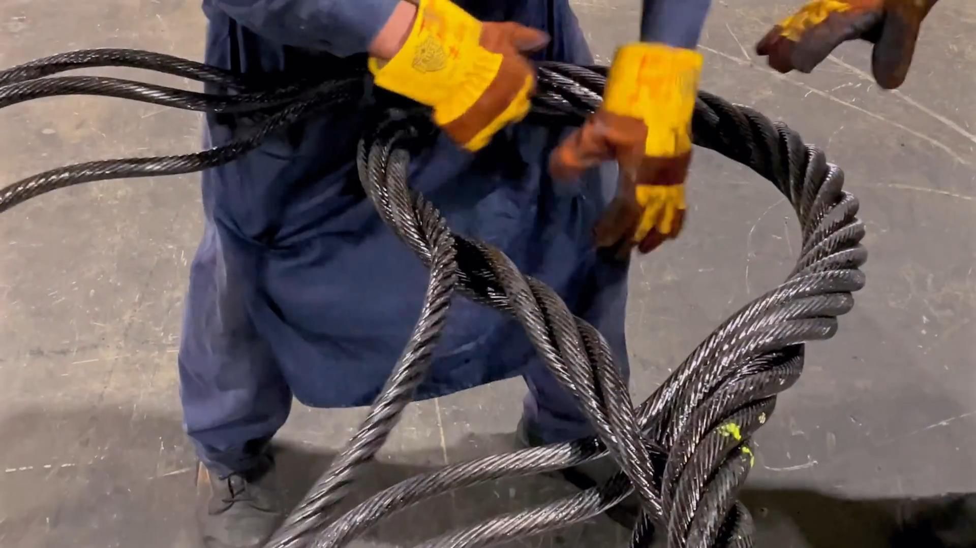 Плетение гаши из стального троса 2,5 дюйма смотреть онлайн