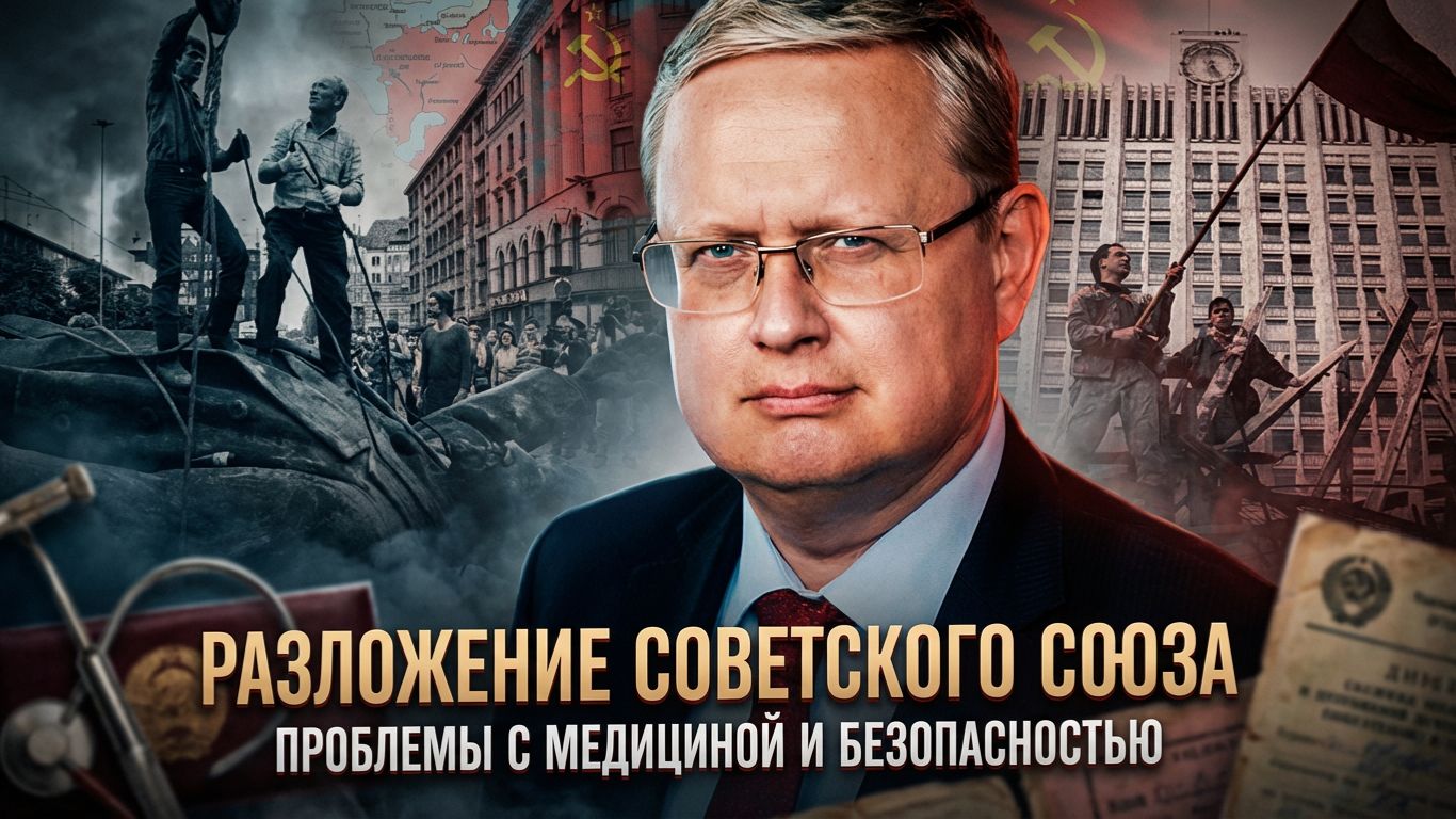 Михаил Делягин | Разложение Советского Союза. Проблемы с медициной и безопасностью смотреть онлайн