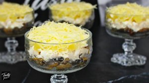 Салат с Курицей и Ананасами в Бабушкиных Креманках, а почему бы и нет!