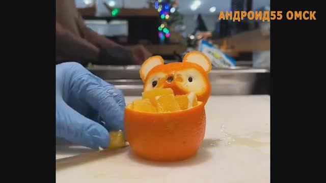 Как сделать фруктовые корзинки для детей на праздничный стол смотреть онлайн