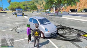 ОТЕЦ И СЫН В GTA 5 - ШКОЛЬНИК И ОПЕР ХАСАНЯТ НА МАТИЗЕ ⚡ ГАРВИН