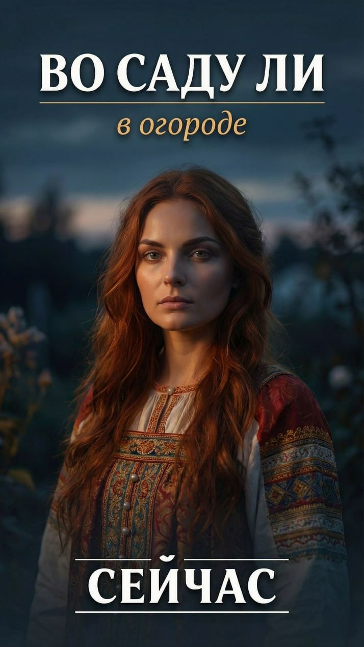 Во саду ли в огороде. ИИ - поэзия