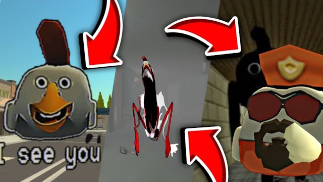 😰 Все ЖУТКИЕ ПАСХАЛКИ в Игре Чикен Ган! | **Это просто ЖУТЬ!**