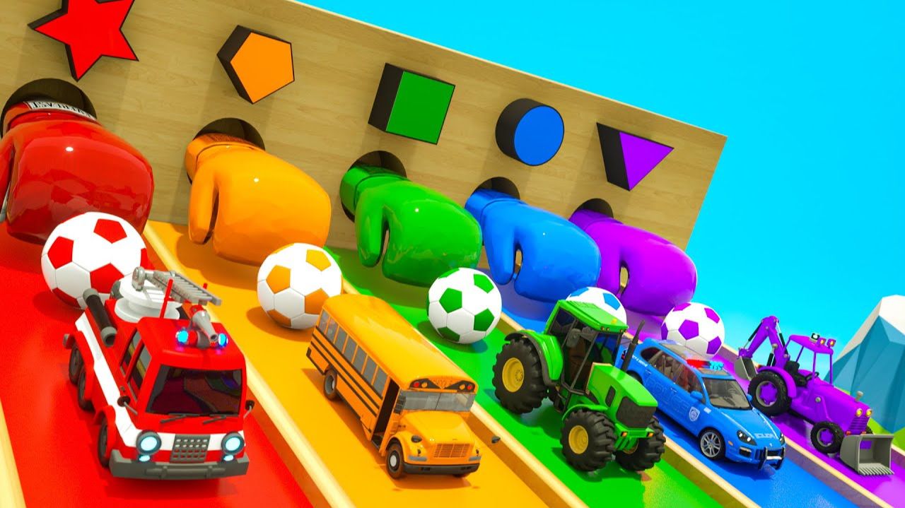 Мультяшки про машинки - Развивающий обучающий мультфильм для детей - Мультяшки для малышей