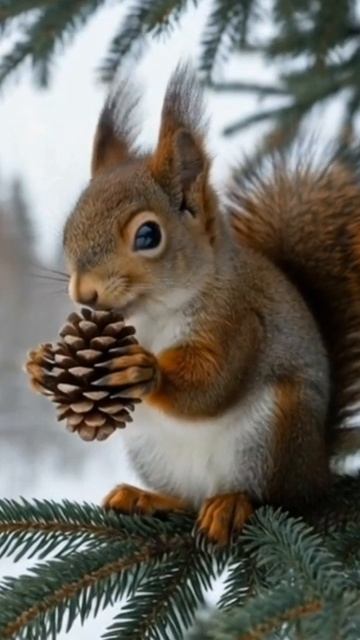 Лесная красавица — AI-интерпретация «В лесу родилась ёлочка» 🎄✨ смотреть онлайн