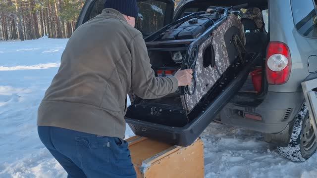 выгрузка мотособаки на водоеме смотреть онлайн