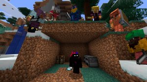 Майнкрафт спидранер против 6 охотников