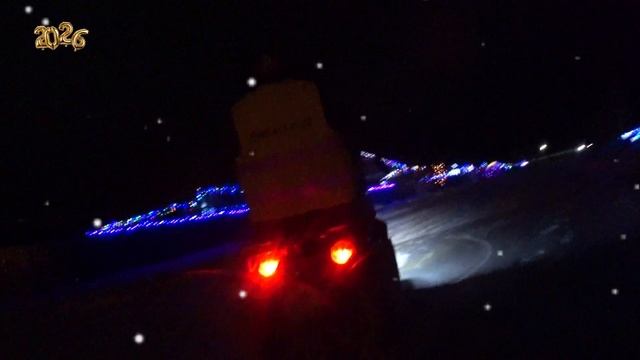 Вечерние покатушки в предновогодний вечер. смотреть онлайн