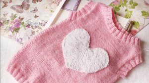 Детский жилет спицами. Подробный мастер класс как связать безрукавку