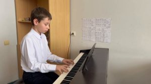 Головач Дм., И.С. Бах Двухголосная инвенция ля минор