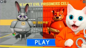 ПОБЕГ ОТ ДЖУДИ И НИКА ЗВЕРОПОЛИС В РОБЛОКС КОТЁНОК КРОНОС