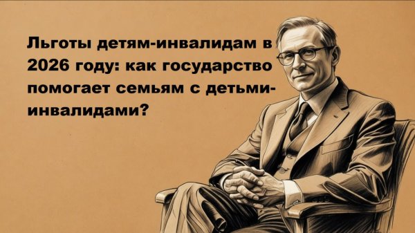 Льготы детям инвалидам в 2026 году: как государство помогает семьям с детьми-инвалидами?