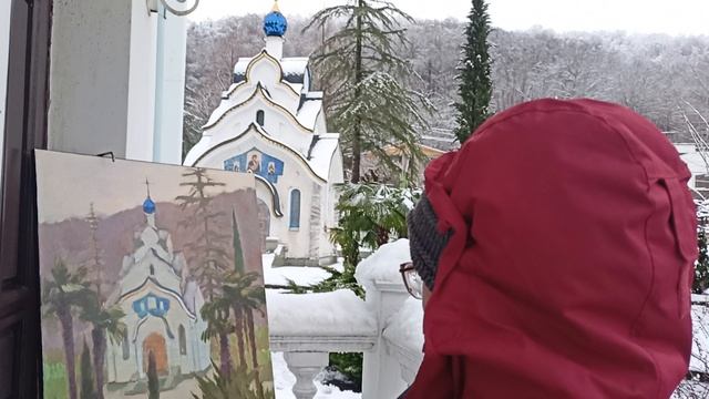 #РусскаяАтлантида : пленэр в любую погоду