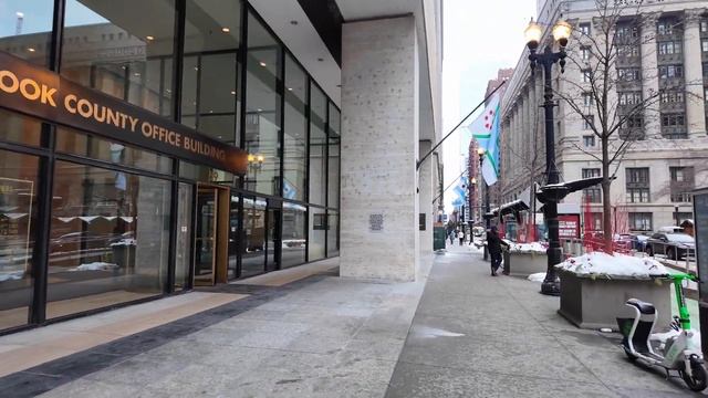 Рождественская прогулка по центру Чикаго зимний тур декабрь 2025 🎄❄️🌆 смотреть онлайн