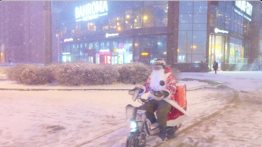 Предновогодний снег ) смотреть онлайн