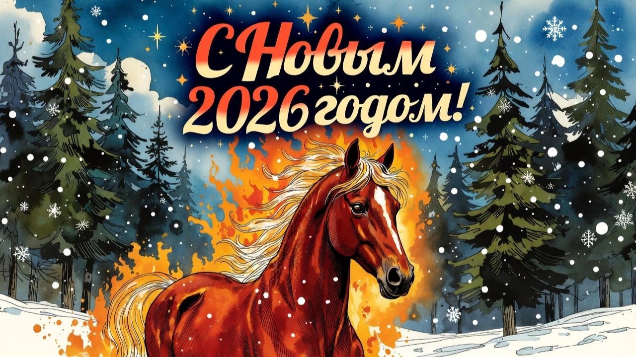 ©С Новым 2026 годом! Сергей Весенин-стихи смотреть онлайн