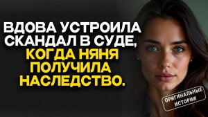 Истории из жизни | ВДОВА устроила СКАНДАЛ в СУДЕ, когда НЯНЯ получила НАСЛЕДСТВО... Аудио рассказы