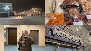 Норильск/ Сходила на узи/ Побывала у Данила на работе/ Закупки к Новогоднему столу.