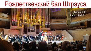 Рождественский Бал Штрауса в Доме Музыки или КОТоБУДНИ 29.12.2025г.