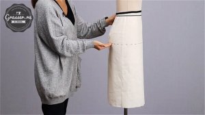 Базовый курс. Дефекты посадки. Боковой шов юбки уходит назад