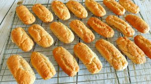 Миндальное кето печенье Савоярди для десертов и тортов! Без глютена.