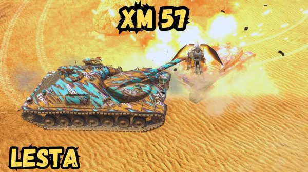 Tanks BLITZ - XM57 - ОБЗОР - Я В ВОСТОРГЕ!