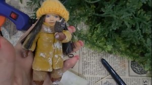 Игрушка из ваты, ватные детки