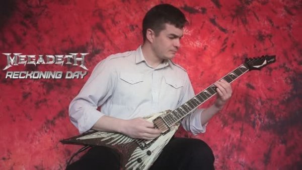 Megadeth - reckoning day (guitar cover)