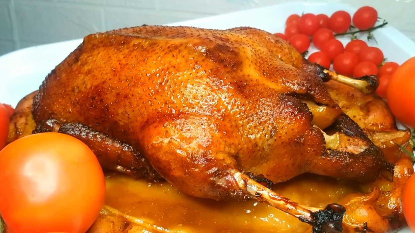 Рождественская утка в тесте - рецепт на Eda.video