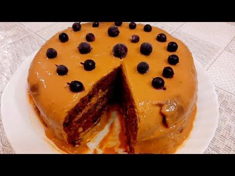 Тортик по - домашнему // Очень нежный пропитанный тортик// смотреть онлайн