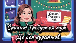 📖ПОЛНАЯ АУДИОКНИГА📖СРОЧНО! ТРЕБУЕТСЯ МУЖ ДО БОЯ КУРАНТОВ❤️🍷 ЛЮБОВНЫЕ РОМАНЫ🍷