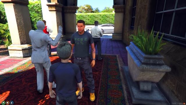 ОТЕЦ И СЫН В GTA 5 - ШКОЛЬНИКА УВОЛИЛИ ИЗ РЕСТОРАНА ПРОСТО ТАК ⚡ГАРВИН