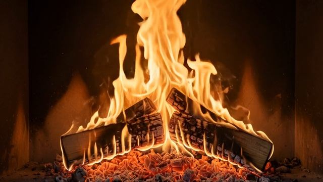 🔥 КАМИН 4K ДЛЯ ТЕЛЕВИЗОРА | Уютное видео с огнём на весь экран | 2 Часа звук камина смотреть онлайн