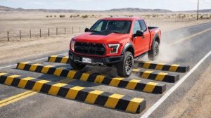 Второе испытание «Машины против выступов» в BeamNG/Drive!